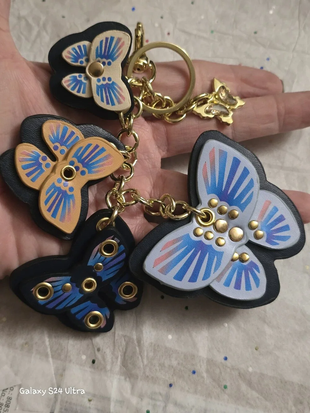 Butterfly Bag Charm/keychain NEW